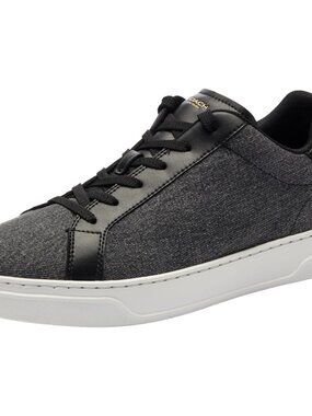 Men's Black Washed Polyester Classic Canvas Upper Imported Line Soft Fit Sneaker